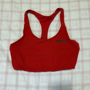 Adidas Women's Vibrant Red Sports Bra